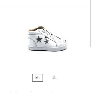 OLD SOLES white star high top sneaker